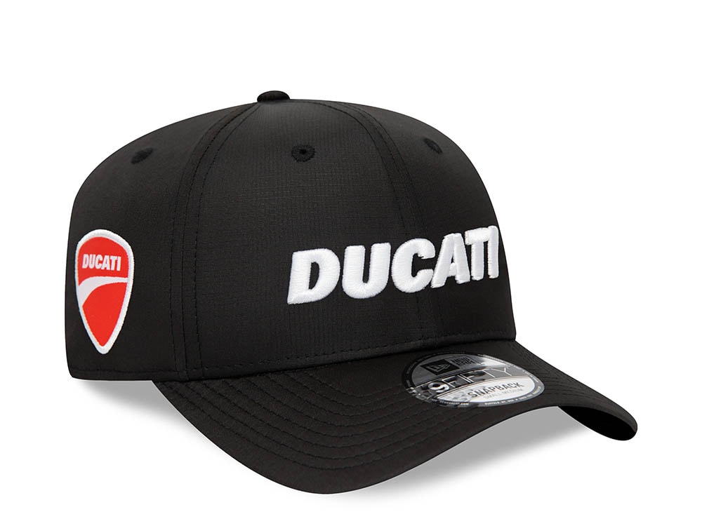 New Era Ducati Black Ripstop Edition 9Fifty Snapback Casquette