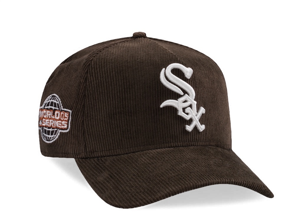 New Era Chicago White Sox World Series 2005 Walnut Corduroy Prime Edition 9Forty A Frame Snapback Casquette