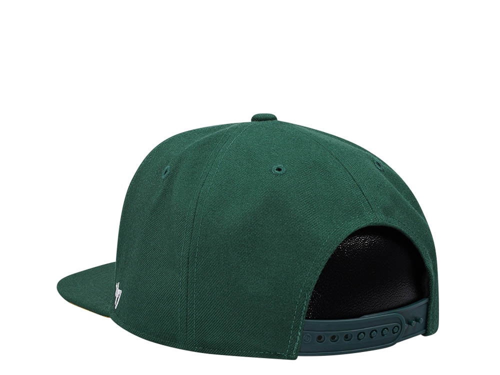 47Brand Oakland Athletics World Series 1989 Dark Green Sure Shot Under Captain Snapback Casquette