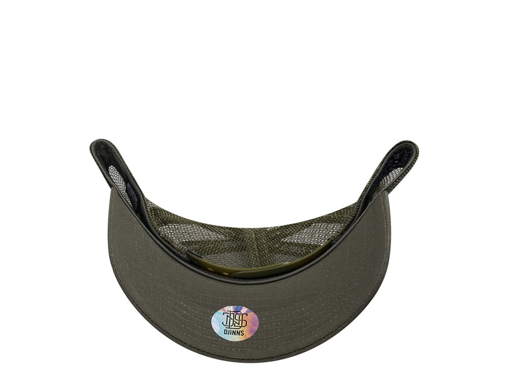 Djinns M-Ribstop Olive Trucker Snapback Casquette