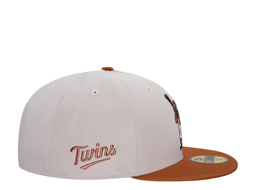 New Era Minnesota Twins Mascot Stone Copper Two Tone Edition 59Fifty Fitted Casquette