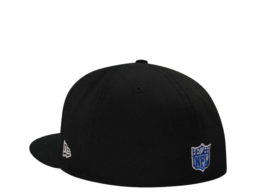 New Era Dallas Cowboys 50th Anniversary Black Metallic Edition 59Fifty Fitted Casquette