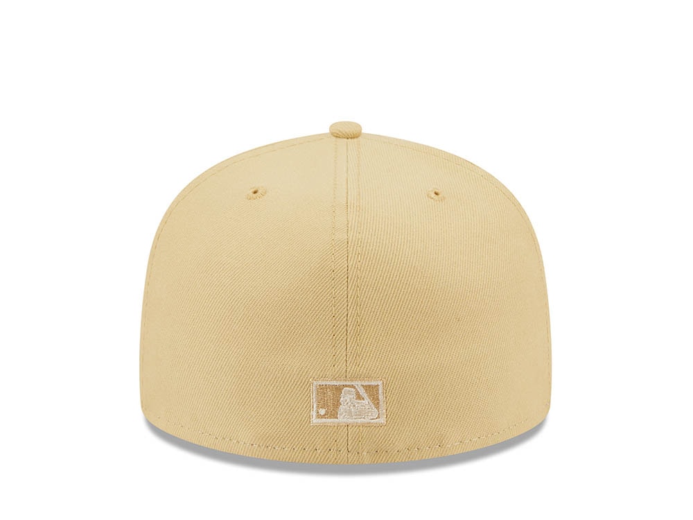 New Era Houston Astros 45th Anniversary Raffia Front Vegas Gold Edition 59Fifty Fitted Casquette