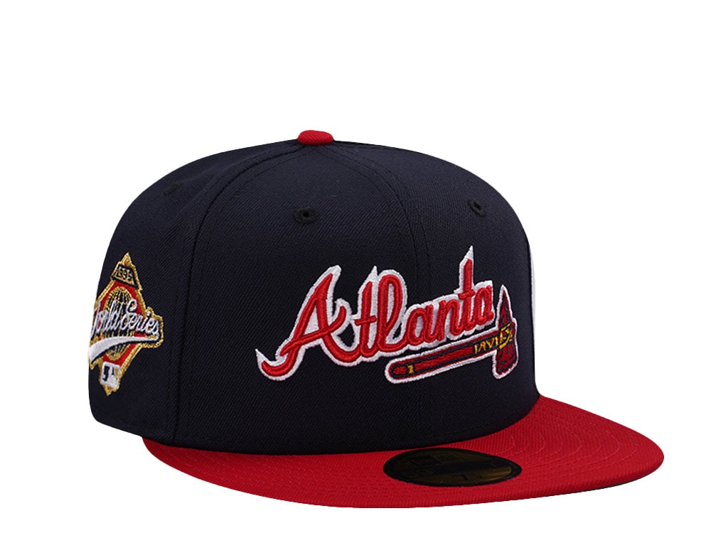 New Era Atlanta Braves World Series 1995 Navy Two Tone Edition 59Fifty Fitted Casquette