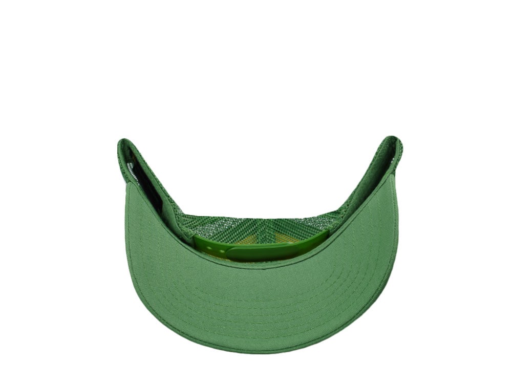 John Deere Logo Green Trucker Snapback Casquette