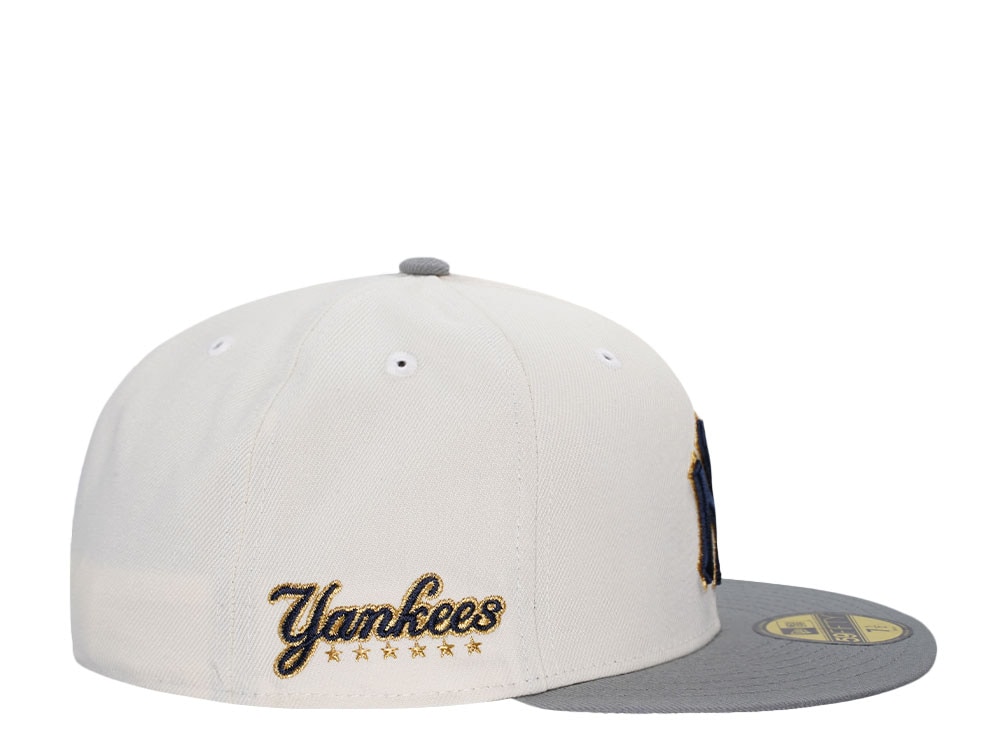 New Era New York Yankees Chrome Gold Two Tone Edition 59Fifty Fitted Casquette