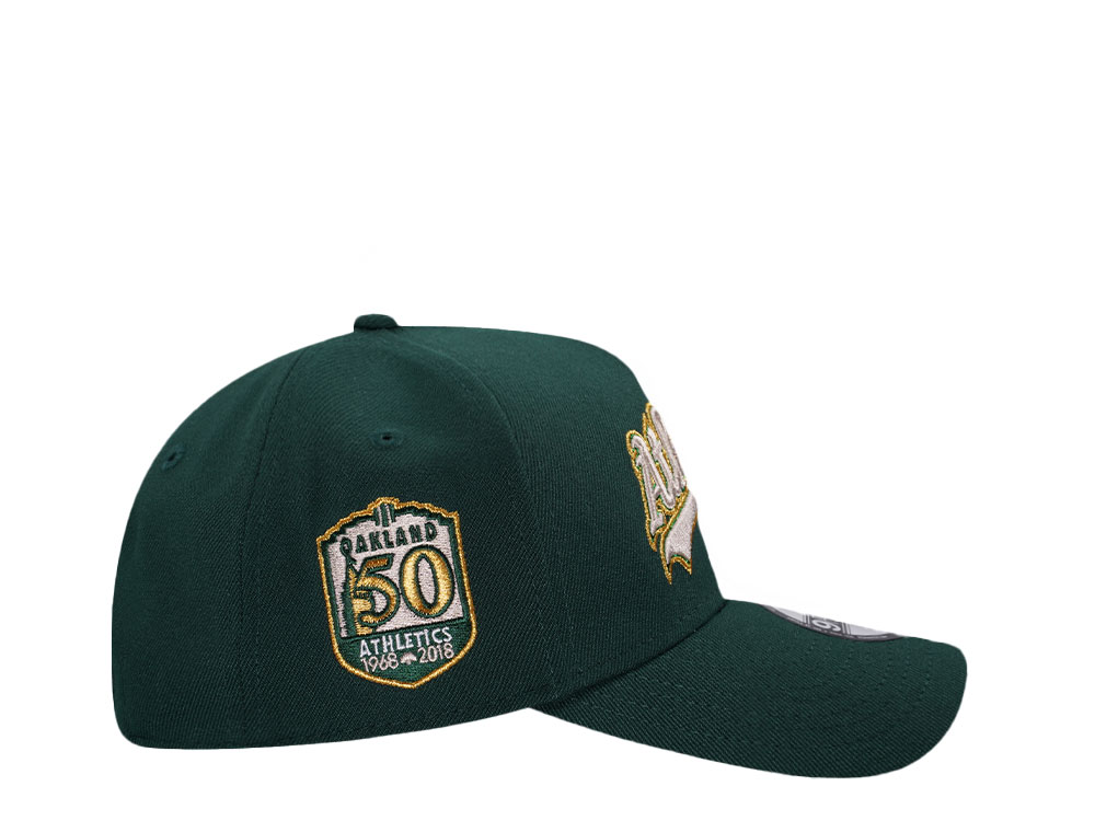 New Era Oakland Athletics 50th Anniversary Gold Edition 9Forty A Frame Snapback Casquette