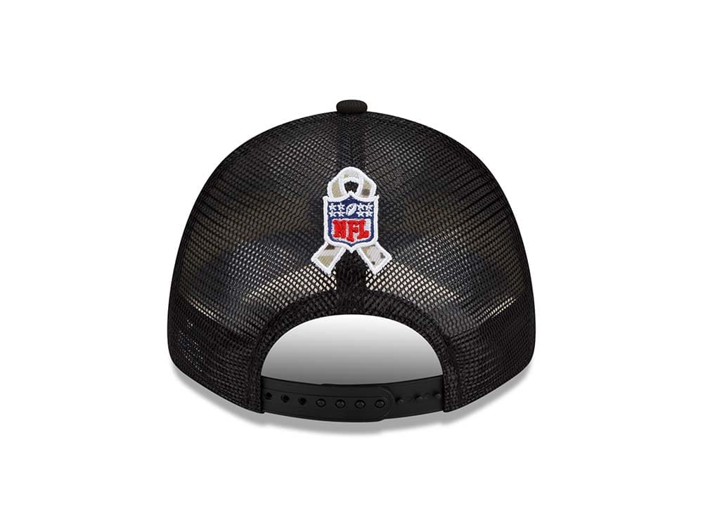 New Era Carolina Panthers Salute to Service 21 9Forty Trucker Snapback Casquette