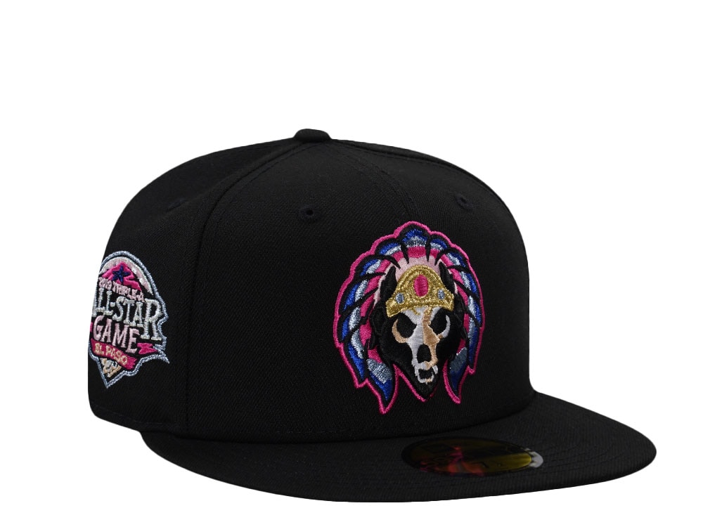 New Era El Paso Chihuahuas All Star Game 2019 Pink Black Prime Edition 59Fifty Fitted Casquette