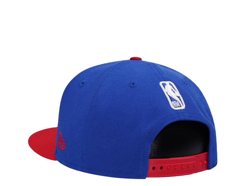 New Era Philadelphia 76ers Blue Red Two Tone Edition 9Fifty Snapback Casquette
