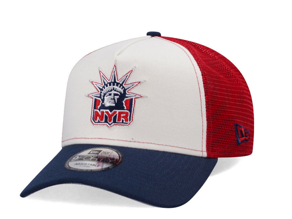 New Era New York Rangers Prime Two Tone Trucker Edition 9Forty A Frame Snapback Casquette
