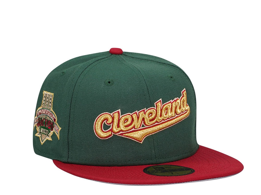 New Era Cleveland Indians 10th Anniversary Gold Prime Two Tone Edition 59Fifty Fitted Casquette