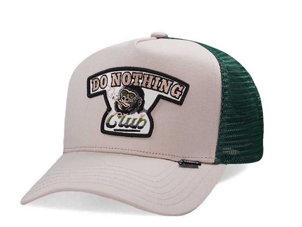 Djinns HFT Do Nothing Club Gorilla Khaki Trucker Snapback Casquette
