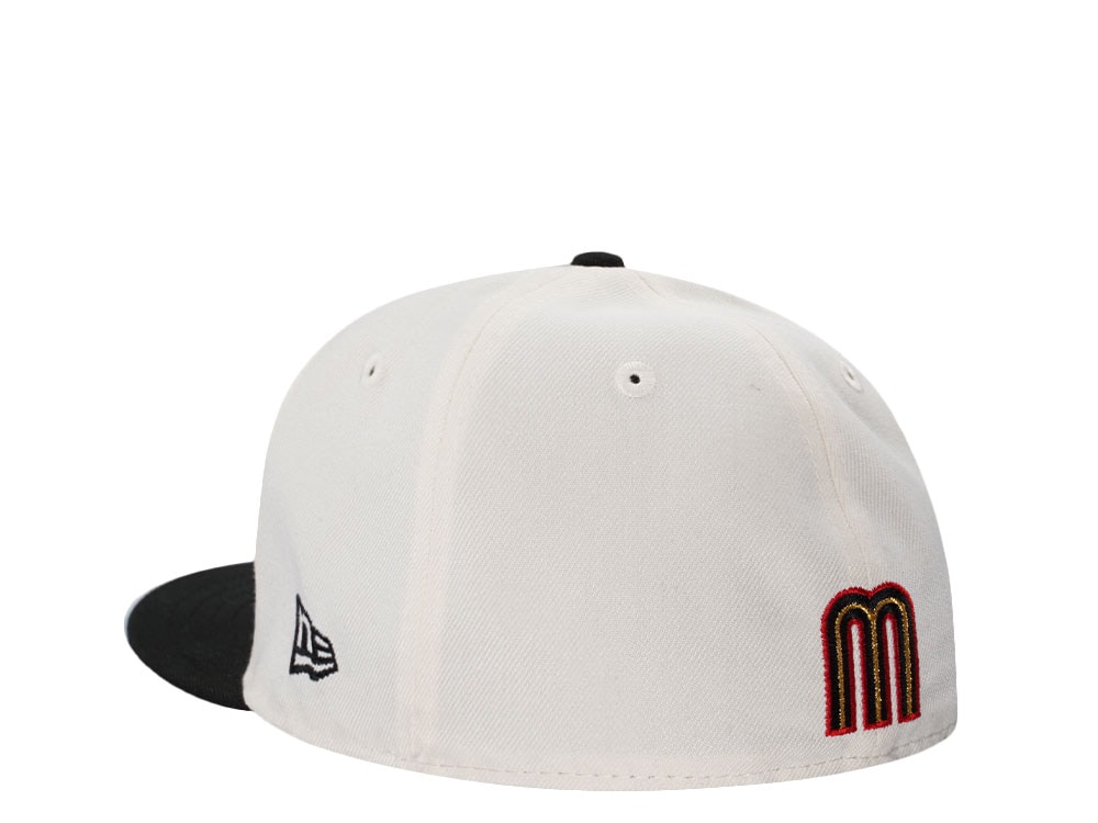 New Era Mexico Aztec Skull Warrior Chrome Two Tone Edition 59Fifty Fitted Casquette