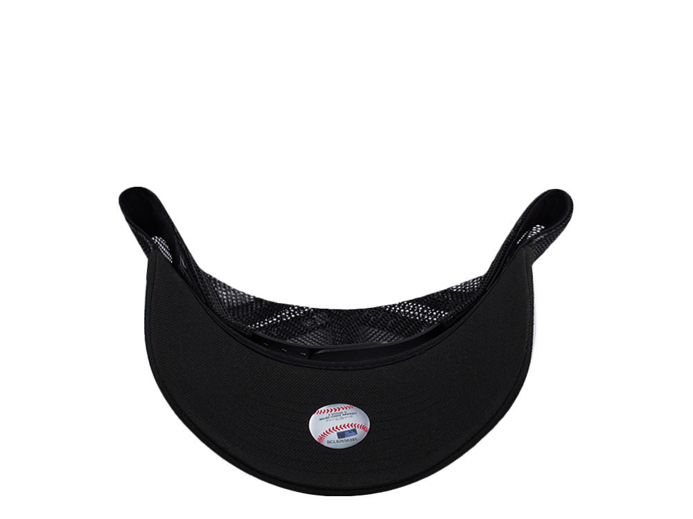 New Era Atlanta Braves Black On Black Edition 9Forty A Frame Trucker Snapback Casquette