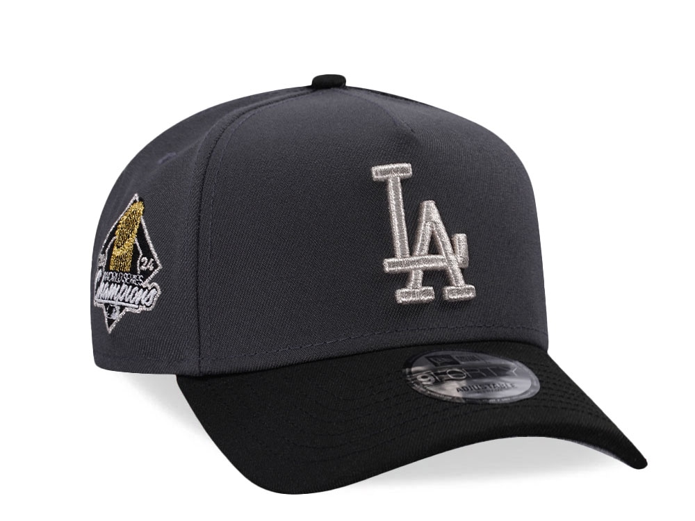 New Era Los Angeles Dodgers World Series 2024 Tarmac Two Tone Edition 9Forty A Frame Snapback Casquette