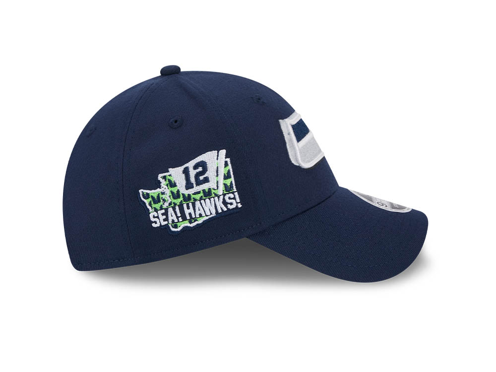 New Era Seattle Seahawks NFL24 Draft 9Forty Stretch Snapback Casquette