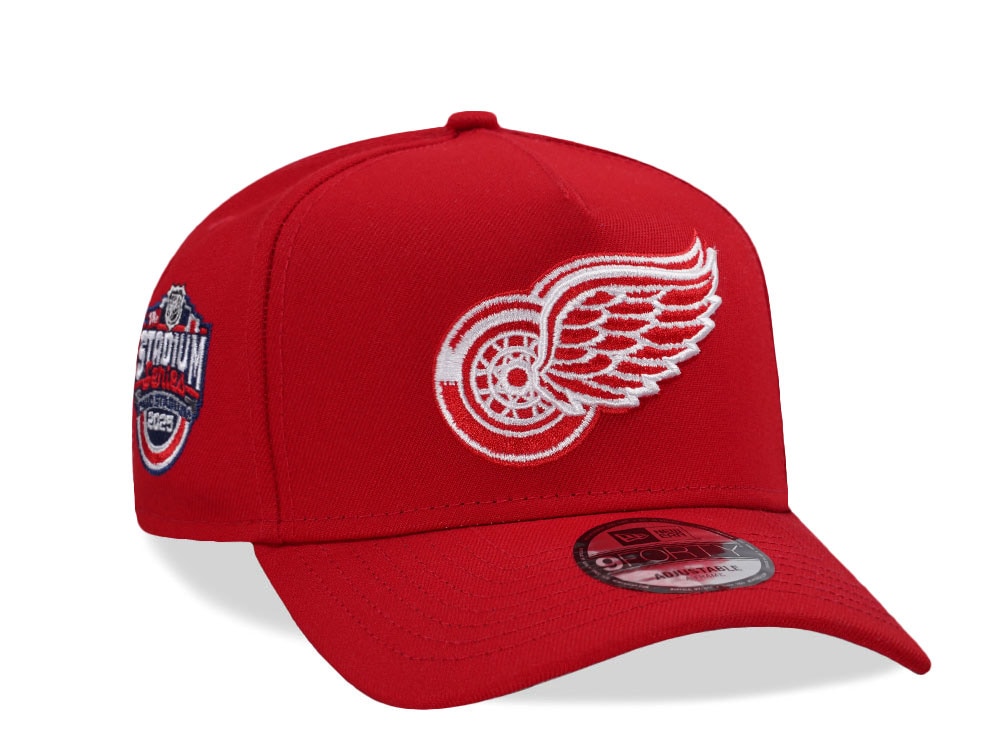 New Era Detroit Red Wings Stadium Series 2025 Red Prime Edition 9Forty A Frame Snapback Casquette