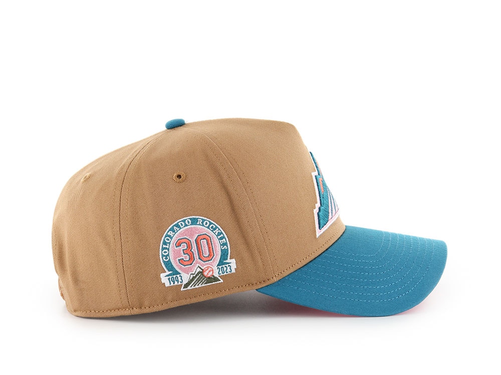 47Brand Colorado Rockies Camel Sure Shot Edition MVP Snapback Casquette