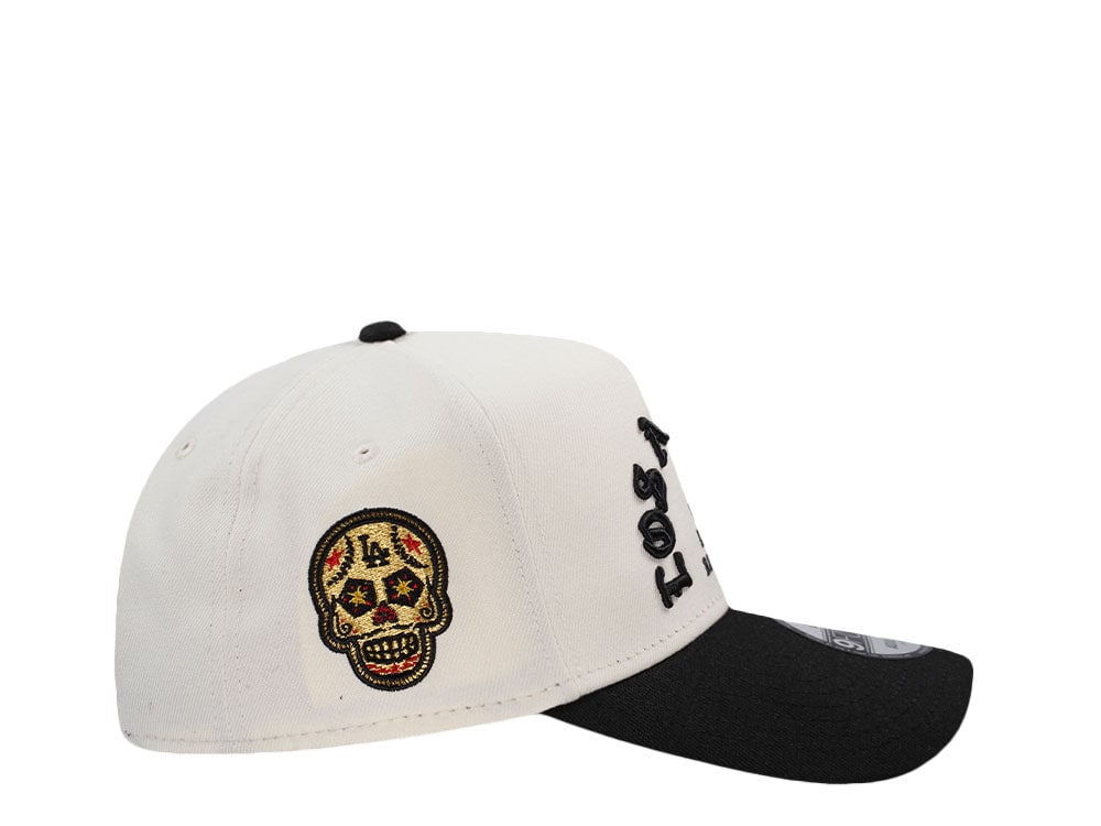 New Era Los Angeles Dodgers Metallic Skull Two Tone Edition 9Forty A Frame Snapback Casquette