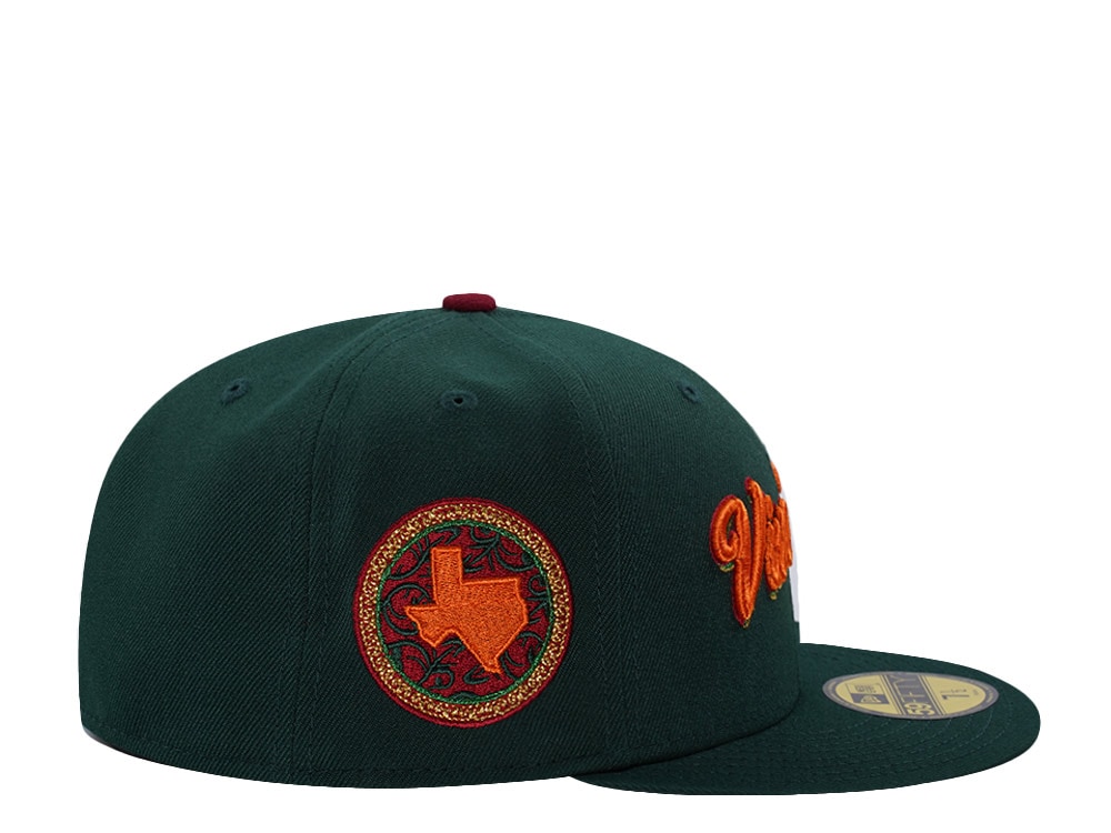 New Era Texas Rangers City Connect Dark Green Prime Edition 59Fifty Fitted Casquette