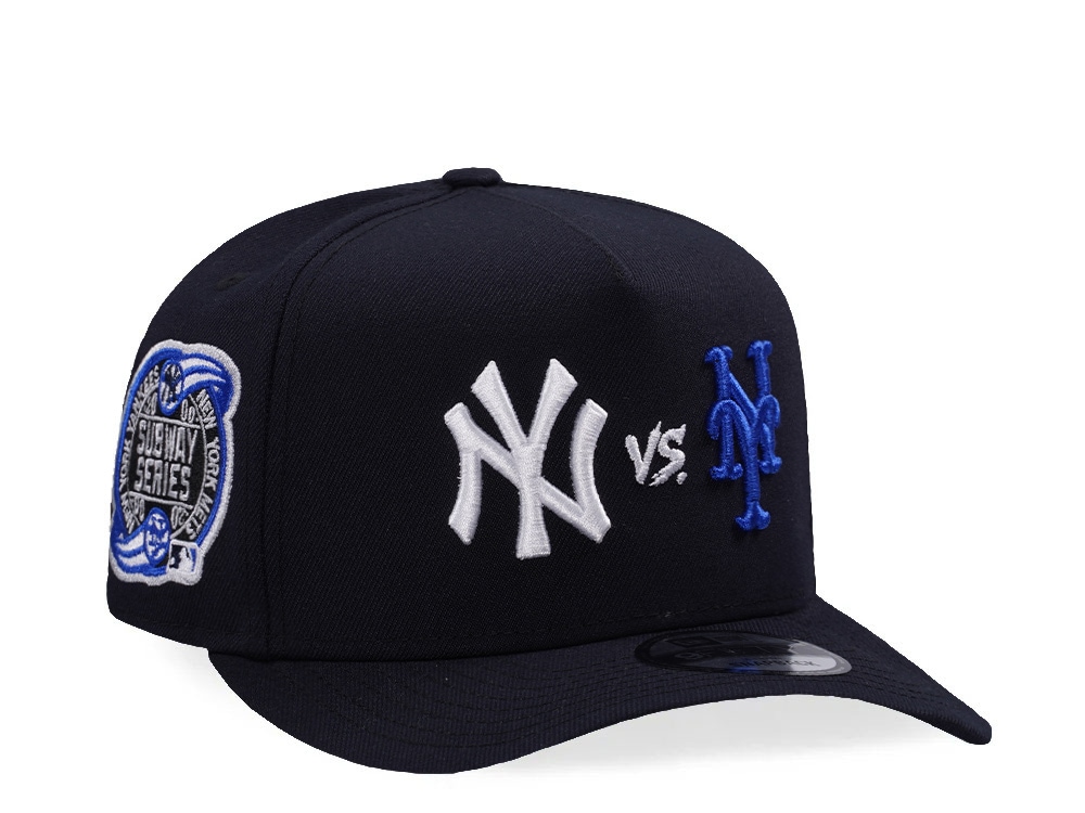 New Era New York Yankees New York Mets Subway Series Navy Prime Edition 9Fifty A Frame Snapback Casquette
