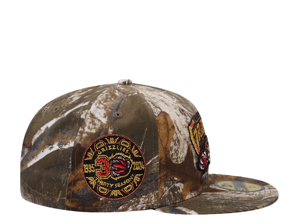 New Era Memphis Grizzlies 30 Seasons Real Tree Metallic Prime Edition 59Fifty Fitted Casquette