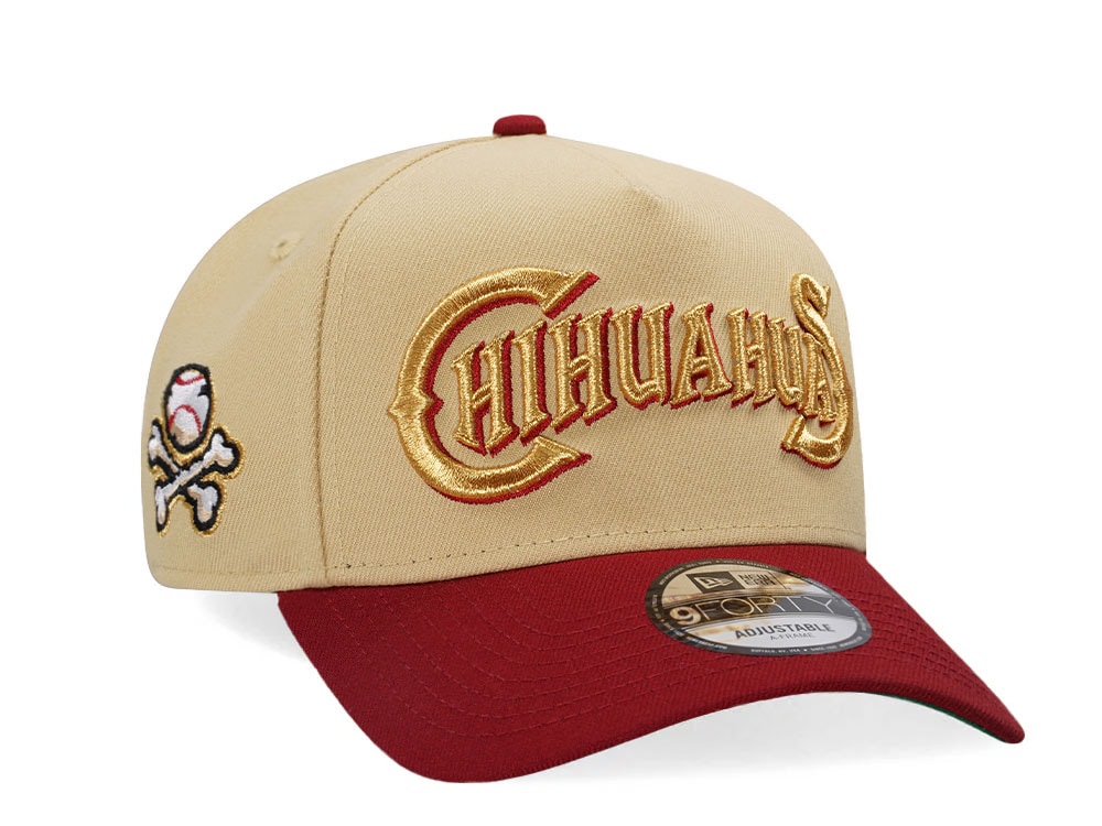 New Era El Paso Chihuahuas Vegas Gold Two Tone Edition 9Forty A Frame Snapback Casquette