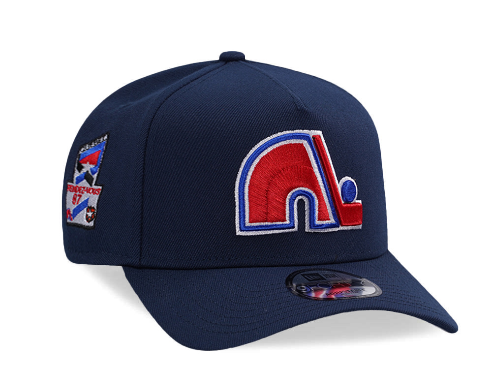 New Era Quebec Nordiques All Star Game 1987 Ocean Blue Prime Edition 9Forty A Frame Snapback Casquette