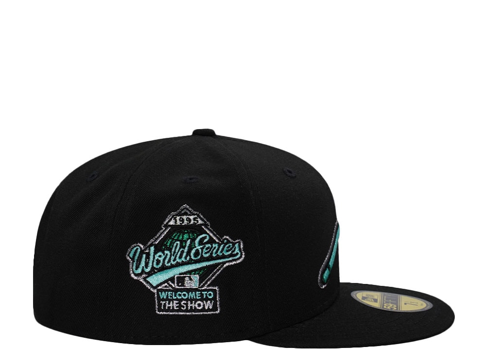 New Era Atlanta Braves World Series 1995 Mint Black Prime Edition 59Fifty Fitted Casquette