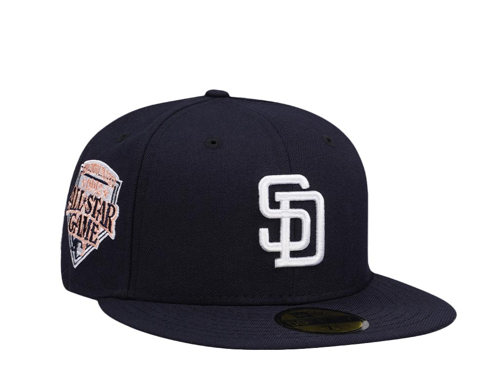 New Era San Diego Padres All Star Game 1992 Navy Peach Edition 59Fifty Fitted Casquette