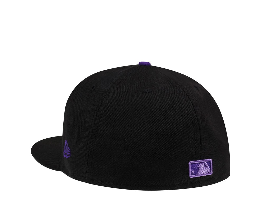 New Era Colorado Rockies Batting Practice Black and Purple Edition 59Fifty Fitted Casquette