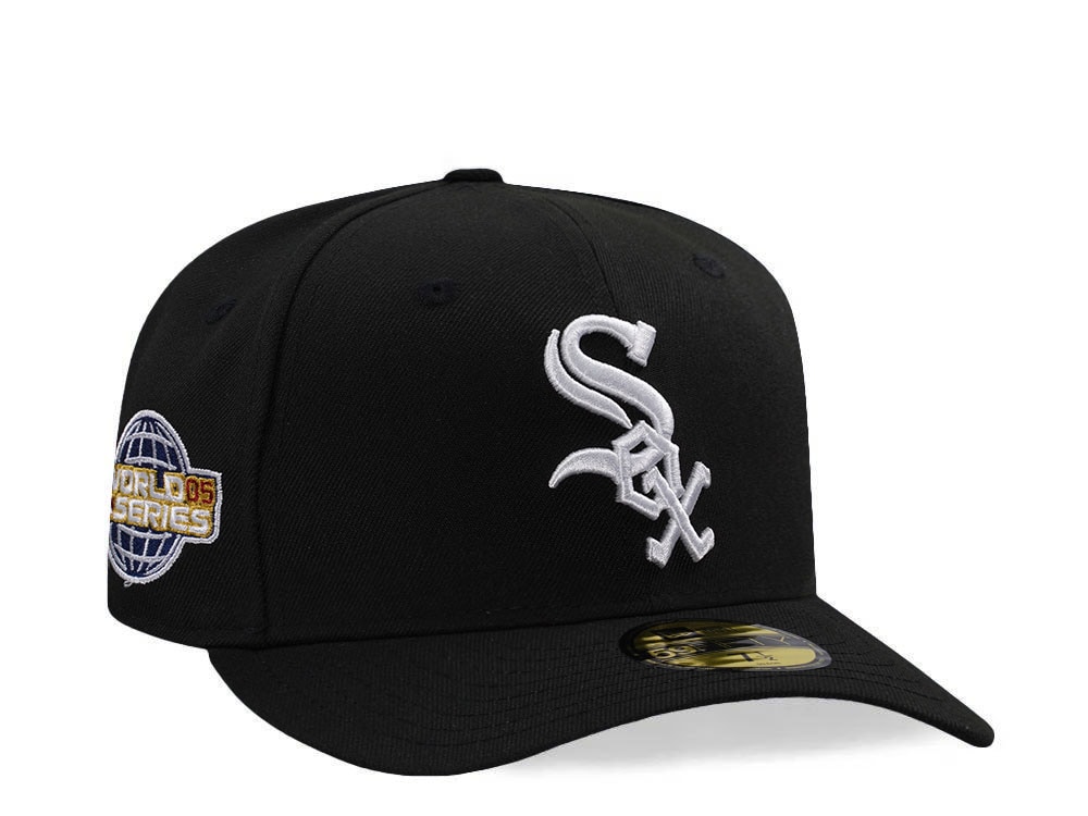 New Era Chicago White Sox World Series 2005 Black Prime Edition 59Fifty Pre Curved Fitted Casquette