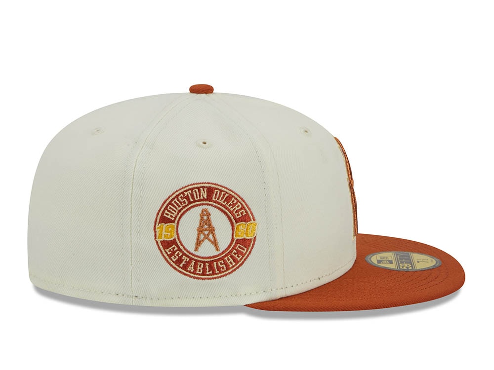 New Era Houston Oilers Est 1980 City Icon Two Tone 59Fifty Fitted Casquette