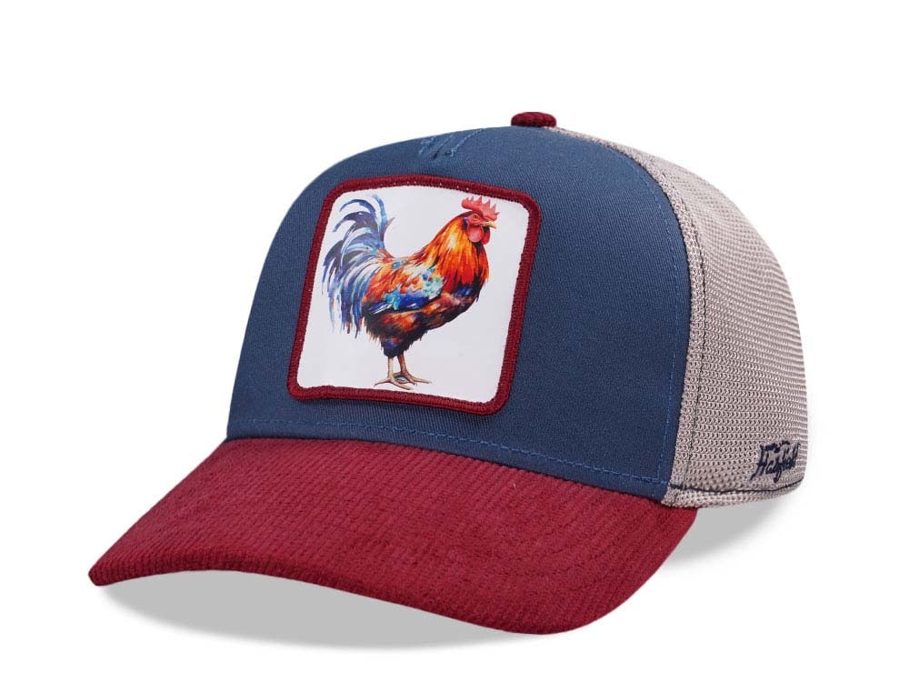 Hatfield Rooster White Trucker Snapback Casquette
