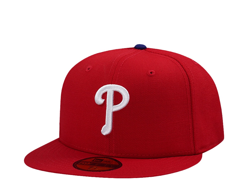 New Era Philadelphia Phillies Wool Authentic On-Field Scarlet Prime Edition 59Fifty Fitted Casquette