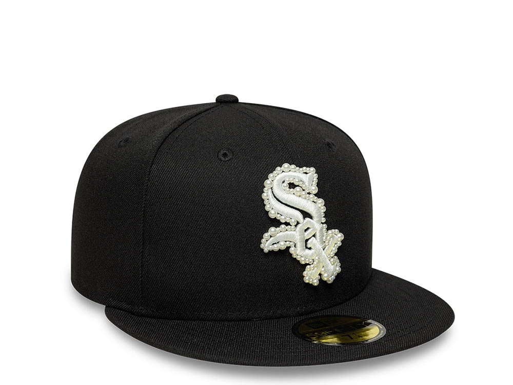 New Era Chicago White Sox Faux Pearl Black Prime Edition 59Fifty Fitted Casquette