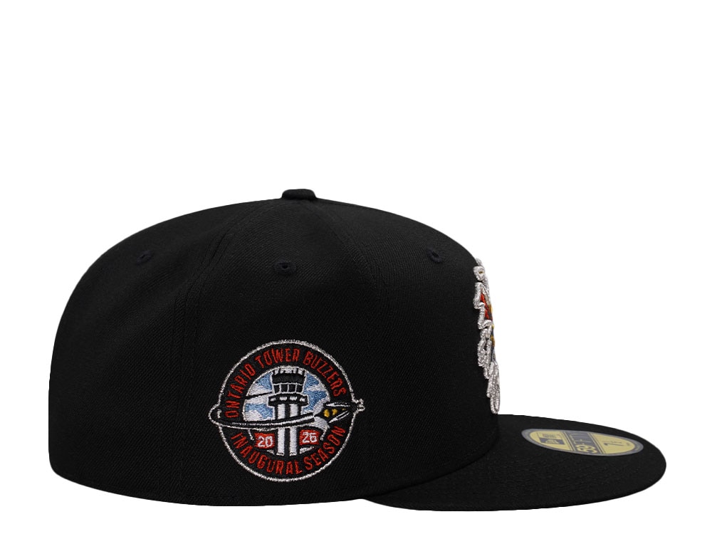 New Era Ontario Tower Buzzers Inaugural Season 2026 Black Edition 59Fifty Fitted Casquette