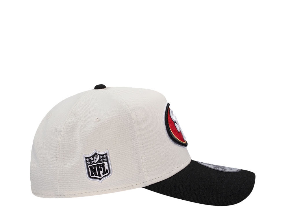 New Era San Francisco 49ers Classic Chrome Two Tone Edition 9Forty A Frame Snapback Casquette