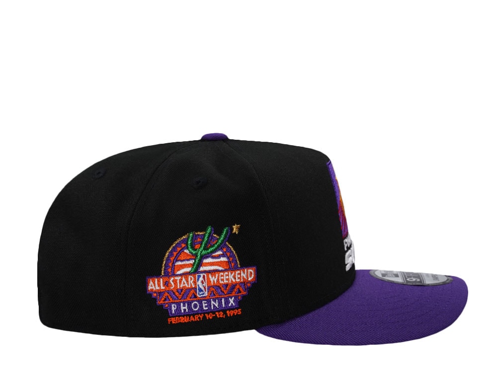New Era Phoenix Suns All Star Weekend 1995 Black Two Tone Edition 9Fifty A Frame Snapback Casquette