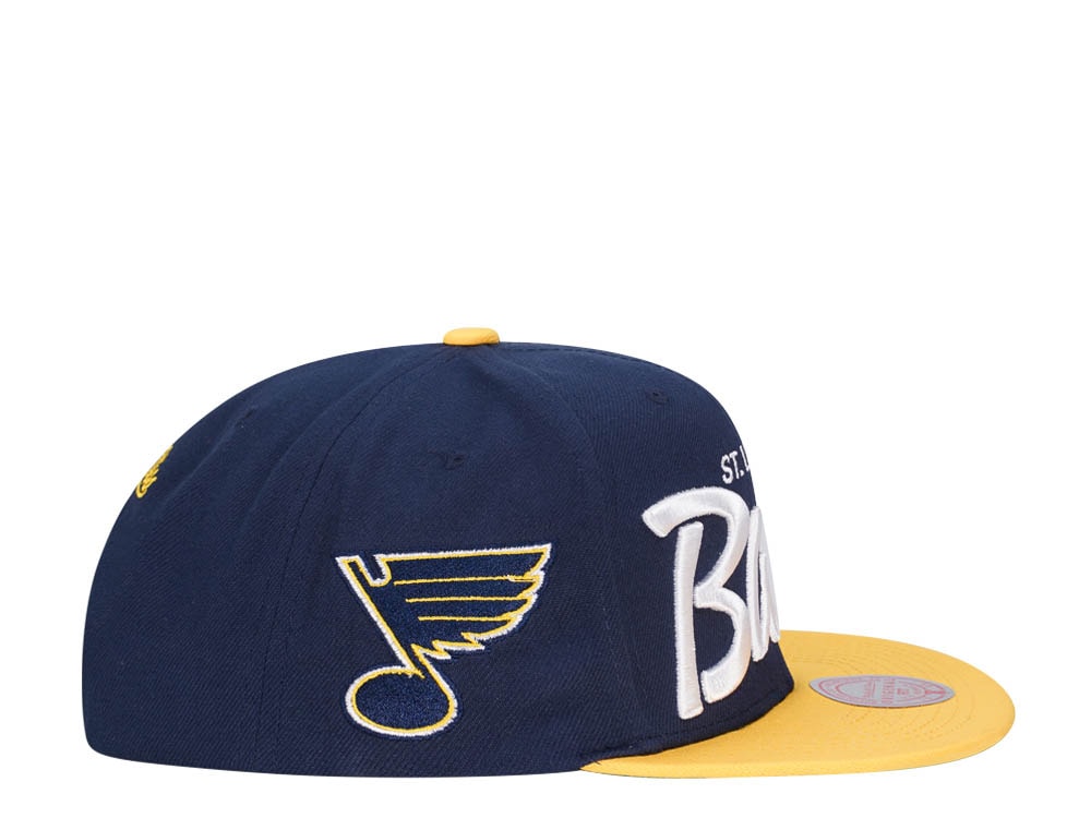 Mitchell & Ness St. Louis Blues Vintage Script Snapback Casquette