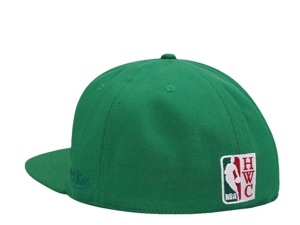 Mitchell & Ness Milwaukee Bucks Logo History Hardwood Classic Dynasty Fitted Casquette