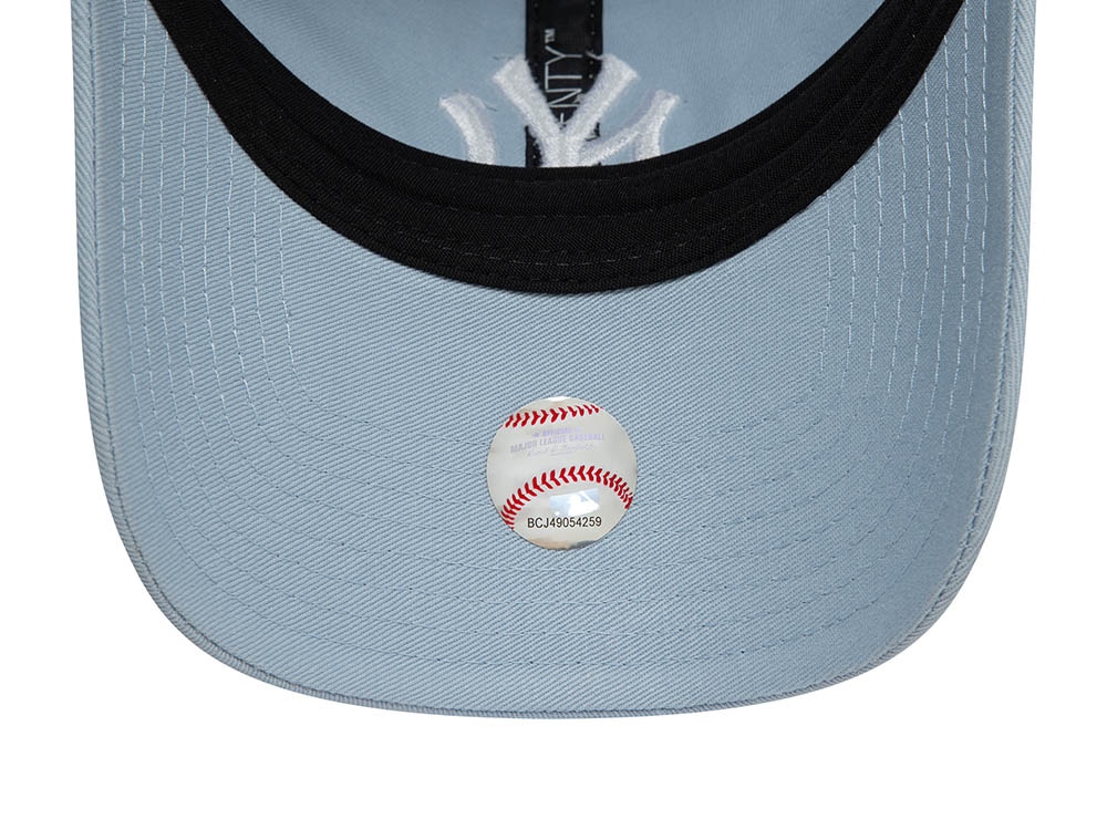New Era New York Yankees League Essential Pale Blue 9Twenty Strapback Casquette