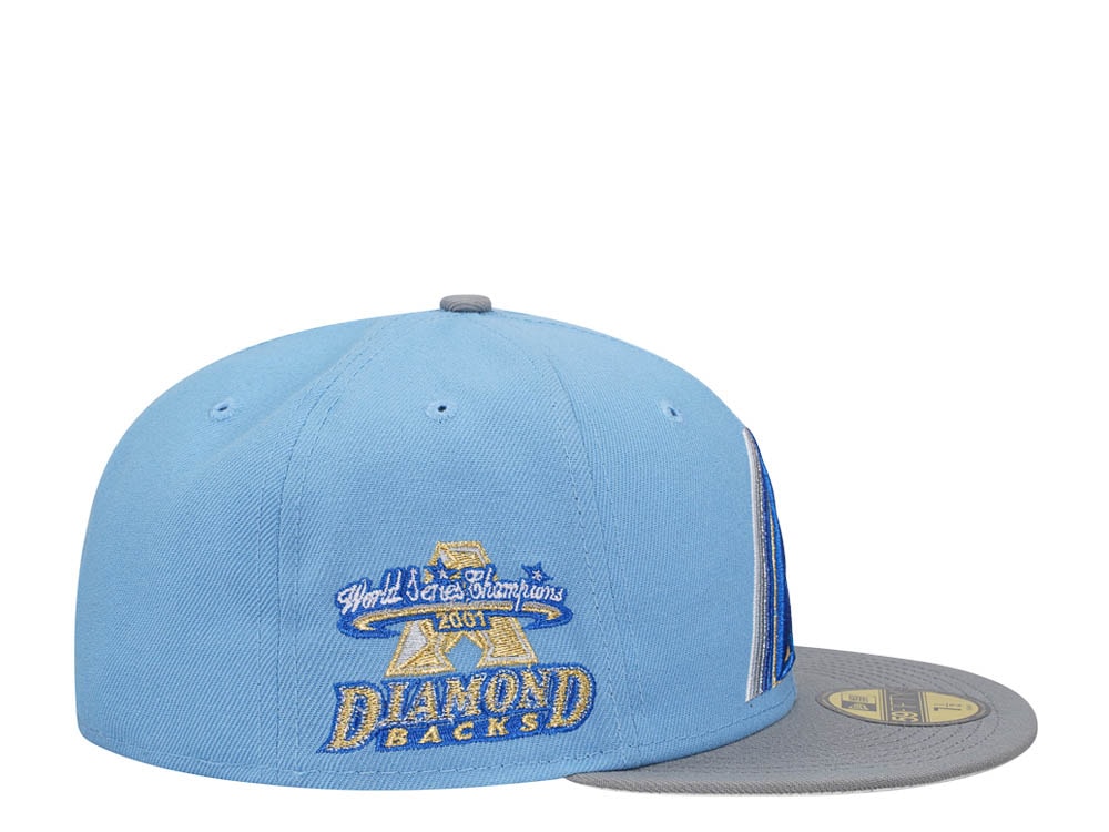 New Era Arizona Diamondbacks World Series Champions 2001 Ice Gold Two Tone Edition 59Fifty Fitted Casquette