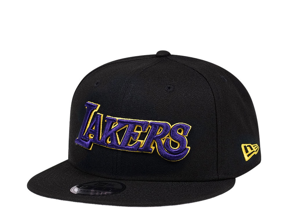 New Era Los Angeles Lakers Black Team Edition 9Fifty Snapback Casquette