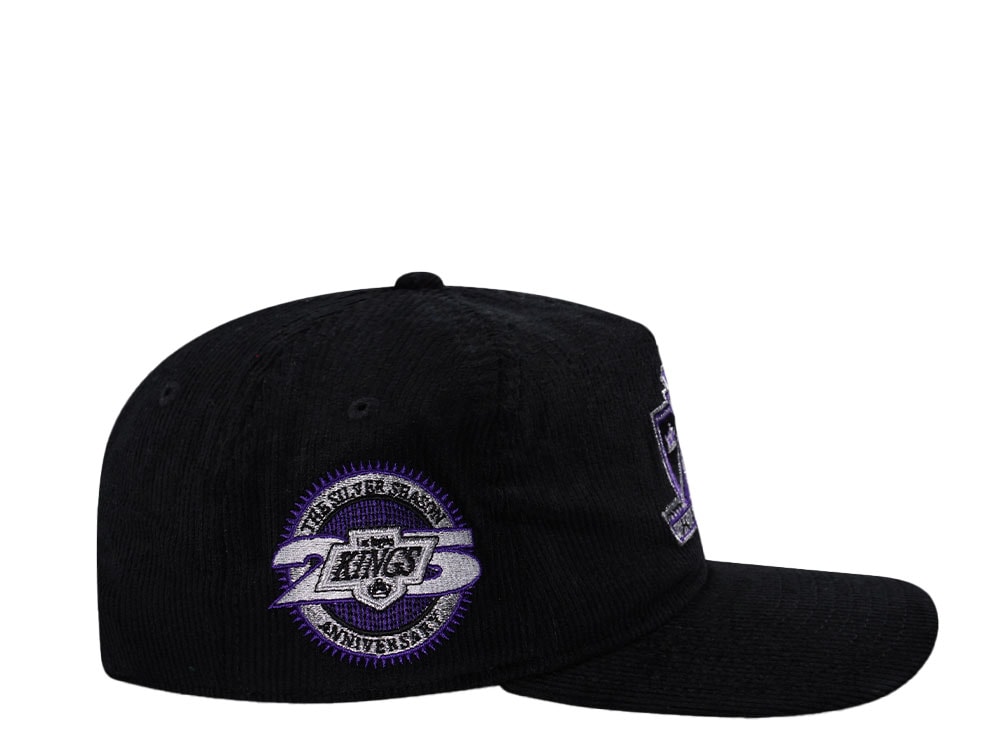 New Era Los Angeles Kings 25th Anniversary Black Corduroy Edition 19Twenty Snapback Casquette