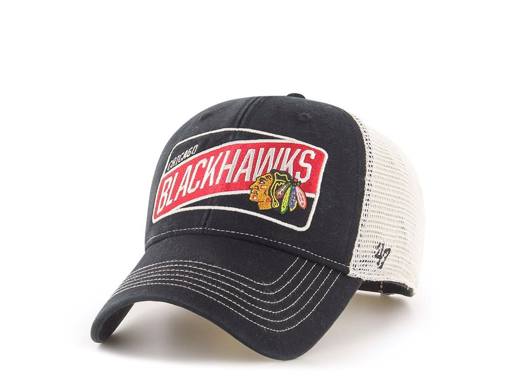 47Brand Chicago Blackhawks Slash Patch Classic Trucker Snapback Casquette